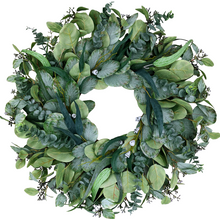 Load image into Gallery viewer, Easy Fine 26 Inch Eucalyptus Wreath for Front Door Wreaths for All Seasons
