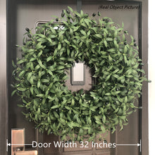Load image into Gallery viewer, Easy Fine 26 Inch Olive Wreaths for Front Door for All Seasons,Spring Summer Fall Autumn Winter Christmas Wreath,Large Everyday Greenery Wreath,Home Wall Door Porch Fireplace Decor