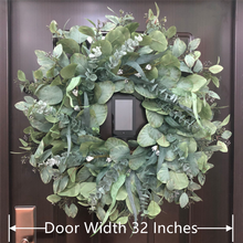 Load image into Gallery viewer, Easy Fine 26 Inch Eucalyptus Wreath for Front Door Wreaths for All Seasons