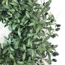 Load image into Gallery viewer, Easy Fine 28-30 Inch Olive Wreaths for Front Door for All Seasons,Spring Summer Fall Autumn Winter Christmas Wreath,Large Everyday Greenery Wreath,Home Wall Door Porch Fireplace Decor
