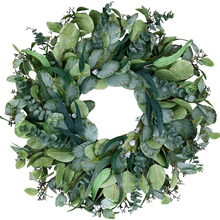 Load image into Gallery viewer, Easy Fine 26 Inch Eucalyptus Wreath for Front Door Wreaths for All Seasons
