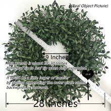 Load image into Gallery viewer, Easy Fine 28-30 Inch Olive Wreaths for Front Door for All Seasons，Spring Summer Fall Autumn Winter Christmas Wreath,Large Everyday Greenery Wreath,Home Wall Door Porch Fireplace Decor
