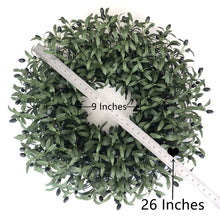 Load image into Gallery viewer, Easy Fine 26 Inch Olive Wreaths for Front Door for All Seasons，Spring Summer Fall Autumn Winter Christmas Wreath,Large Everyday Greenery Wreath,Home Wall Door Porch Fireplace Decor
