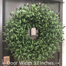 Load image into Gallery viewer, Easy Fine 28-30 Inch Olive Wreaths for Front Door for All Seasons，Spring Summer Fall Autumn Winter Christmas Wreath,Large Everyday Greenery Wreath,Home Wall Door Porch Fireplace Decor
