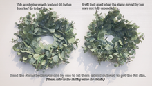 Load image into Gallery viewer, Easy Fine 26 Inch Eucalyptus Wreath for Front Door Wreaths for All Seasons
