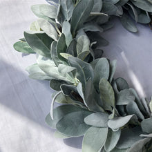 Load image into Gallery viewer, Lamb&#39;s Ear Wreath 19IN
