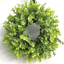 Load image into Gallery viewer, Easy Fine Mini Wreath 12Inch with storage container,Window Wall Decor,Candle Ring,Centerpieces,Eucalyptus Greenery
